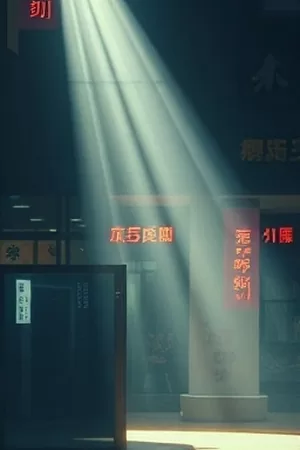 《长夜收信人》竖版海报，台灯下堆着未拆封的信件
